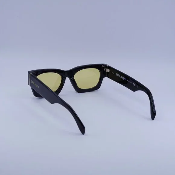 Palm Angels PERI089 BODIE 1018 Sunglasses Black Cat Eye Frame, Yellow Lenses Palm Angels PERI089 BODIE 1018 Sunglasses Black Cat Eye main image 4